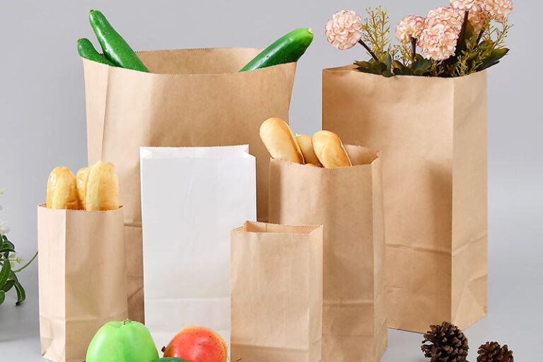 Biodegradable Bread Takeaway Food Paper Bags (4) High quality biodegradable food paper bags for bread takeaway