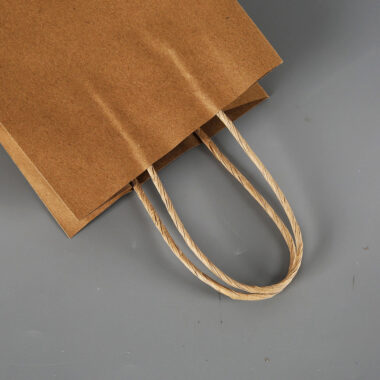 Eco biodegradable kraft paper bags for food and clothing