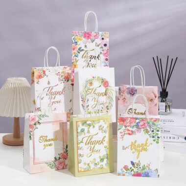 Birthday party kraft candy gift paper bags for decoration
