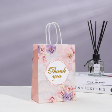 Birthday party kraft candy gift paper bags for decoration