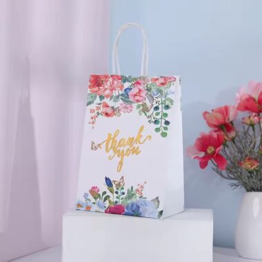 Birthday party kraft candy gift paper bags for decoration
