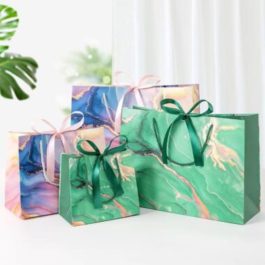 Premium colorful shopping and gift paper bags