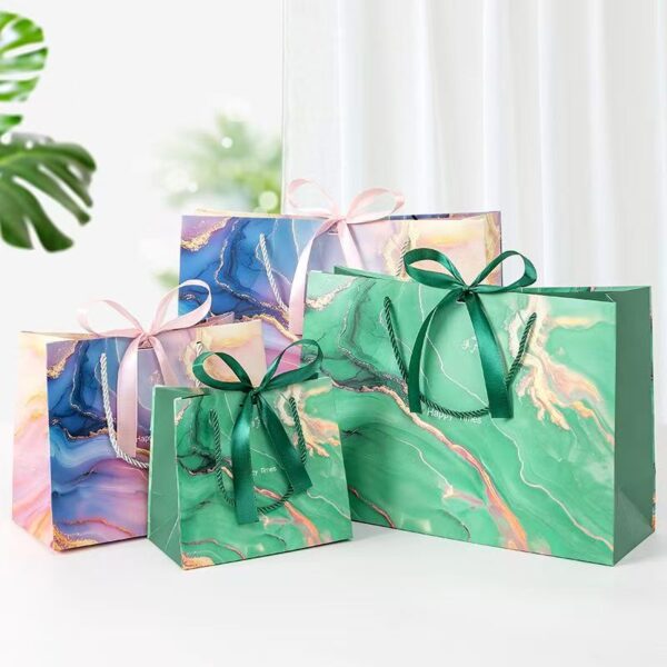 Premium colorful shopping and gift paper bags