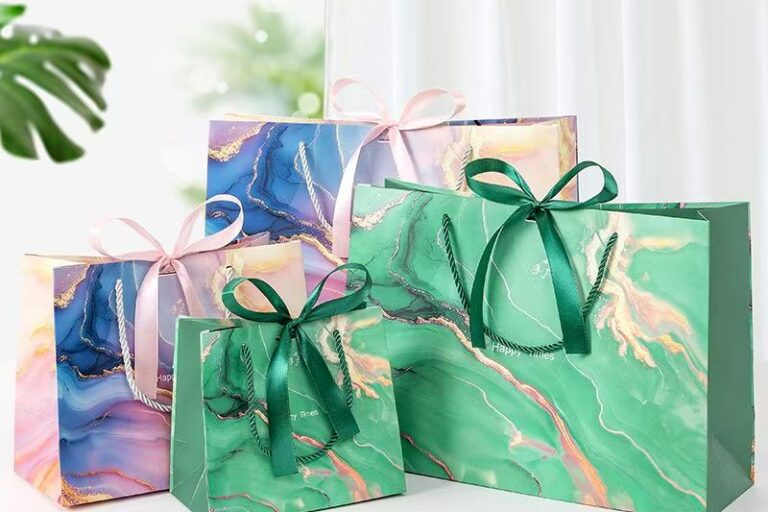 Premium colorful shopping and gift paper bags