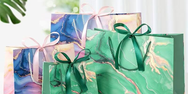 Premium colorful shopping and gift paper bags