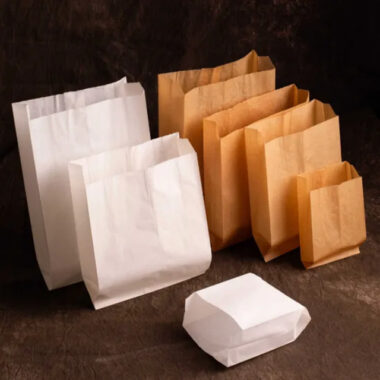 Greaseproof bakery envelope food paper bags for bread and donuts