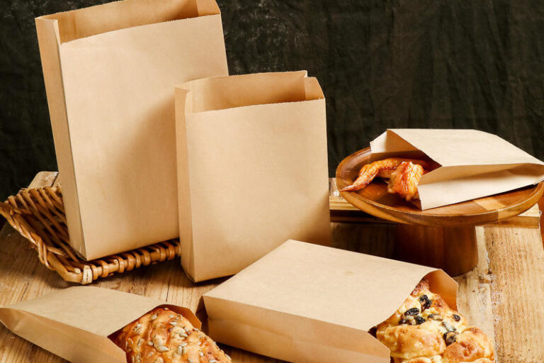 Greaseproof Food Paper Bags for Fries Sandwich Chicken (1) Food grade greaseproof paper bags for fries sandwich chicken