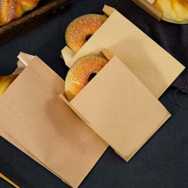 Food grade greaseproof paper bags for fries sandwich chicken
