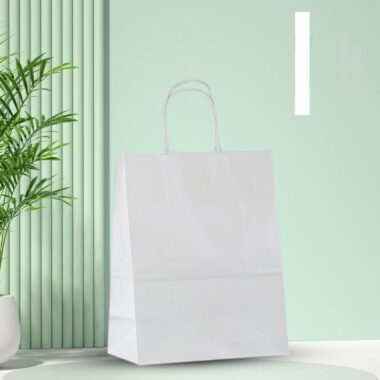 Handle kraft paper bags for coffee cake and promotion