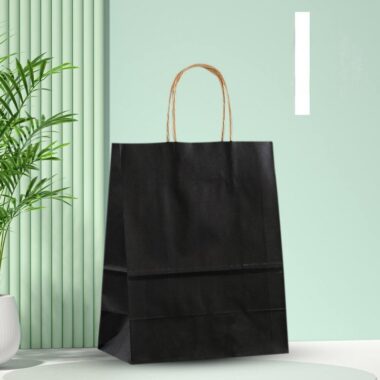 Handle kraft paper bags for coffee cake and promotion