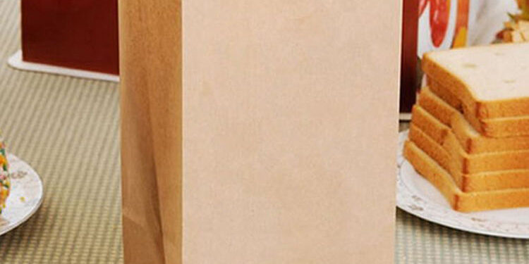 High quality takeaway bread food paper bags