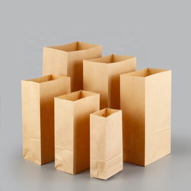 High quality takeaway bread food paper bags