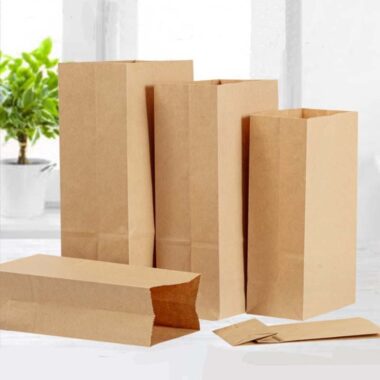 Takeaway kraft food paper bags for bread bakery and roast chicken