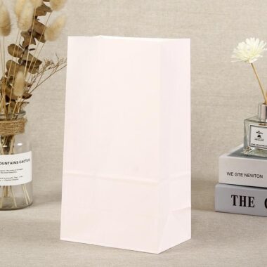 Kraft food paper bags for candy biscuit bread and nuts