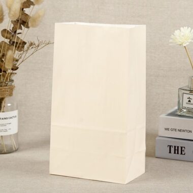 Kraft food paper bags for candy biscuit bread and nuts