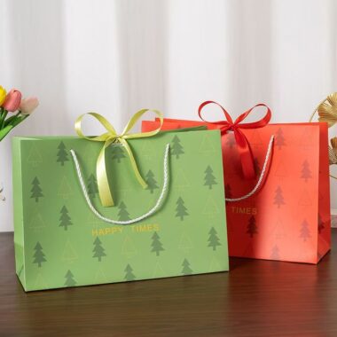 High-quality lucky tree shopping and gift paper bags