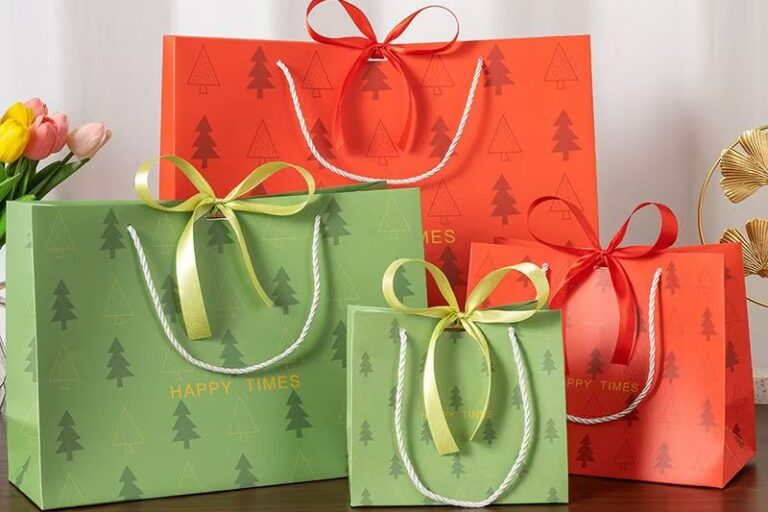 High-quality lucky tree shopping and gift paper bags