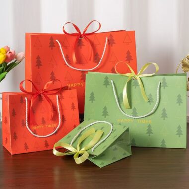 High-quality lucky tree shopping and gift paper bags