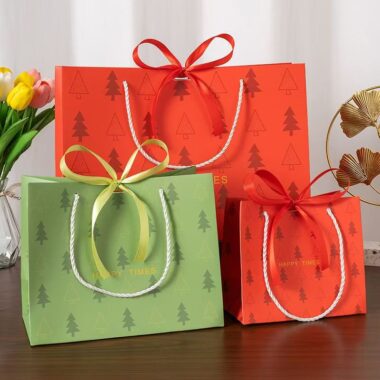 High-quality lucky tree shopping and gift paper bags
