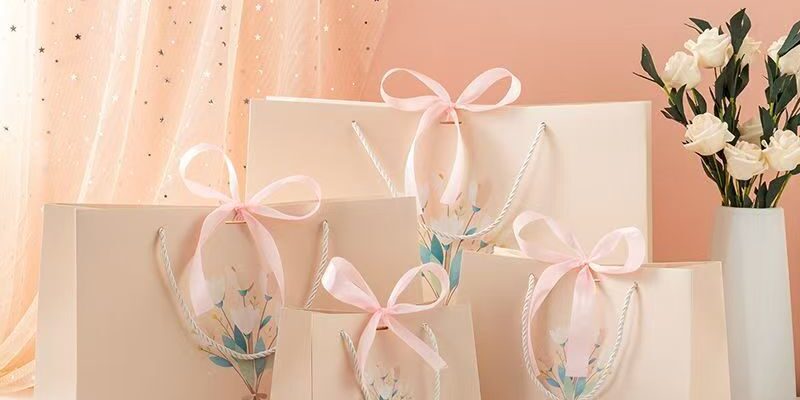 Creative premium Mother’s Day Teacher’s Day shopping and gift paper bags